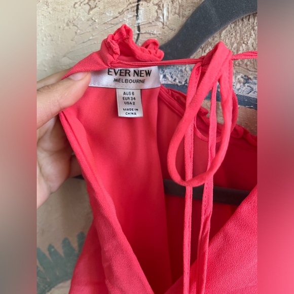 Evernew Pink Tiered Mini Dress - Picture 7 of 9